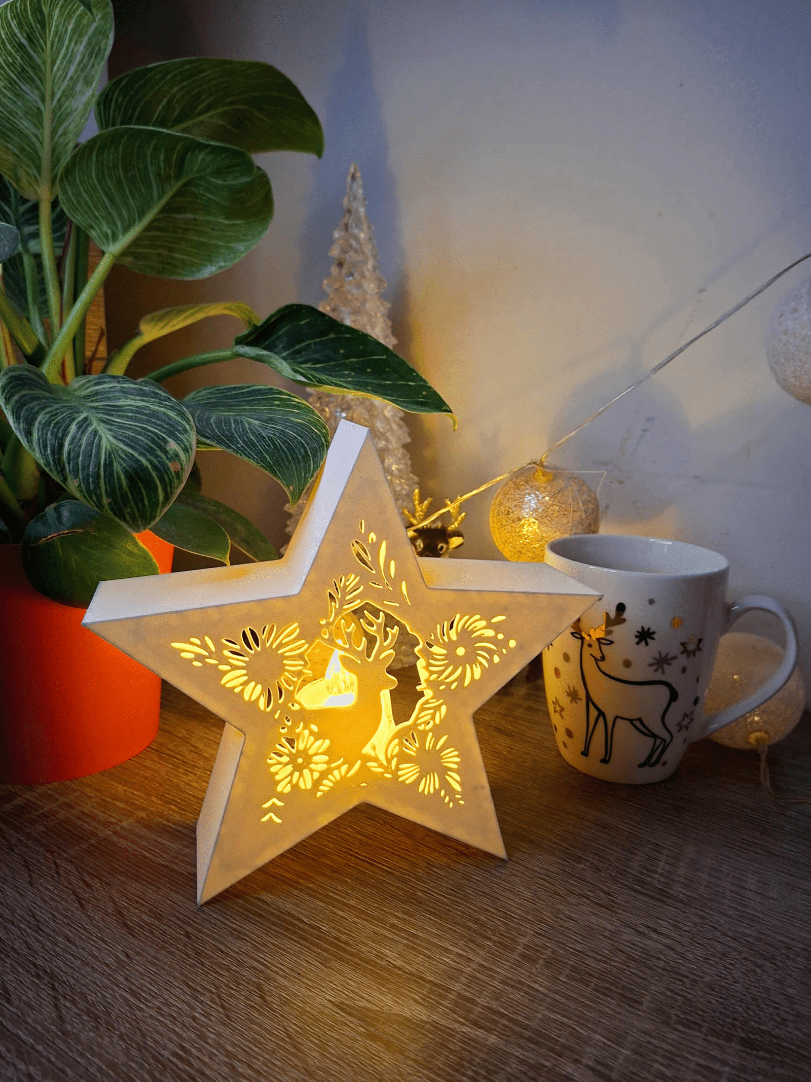 Świecznik gwiazda