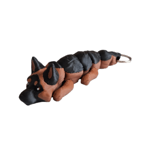 brelok owczarek niemiecki 3d