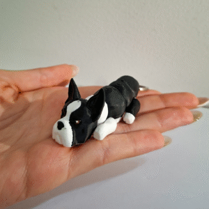 buldog francuski brelok