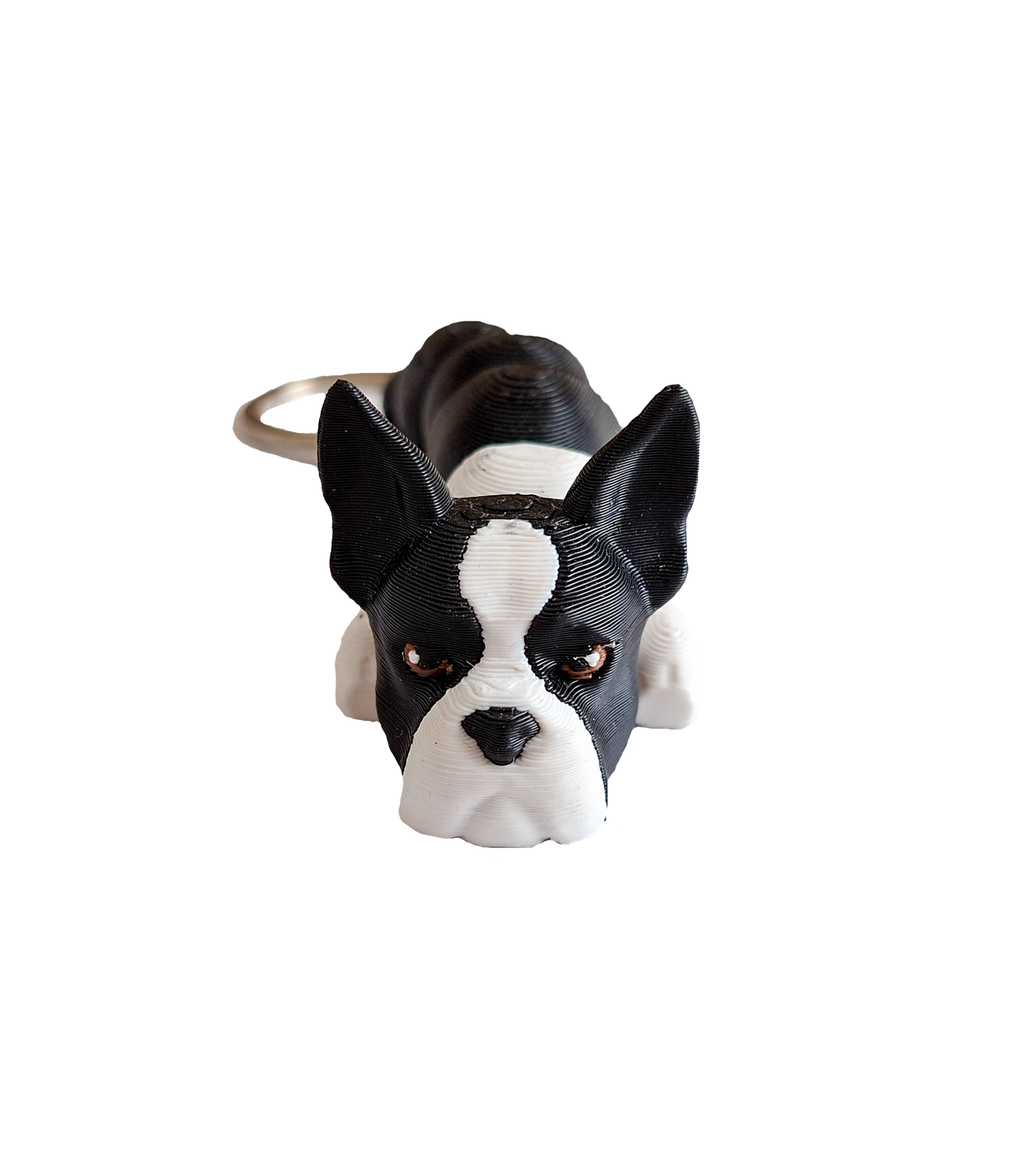 brelok boston terrier 3d