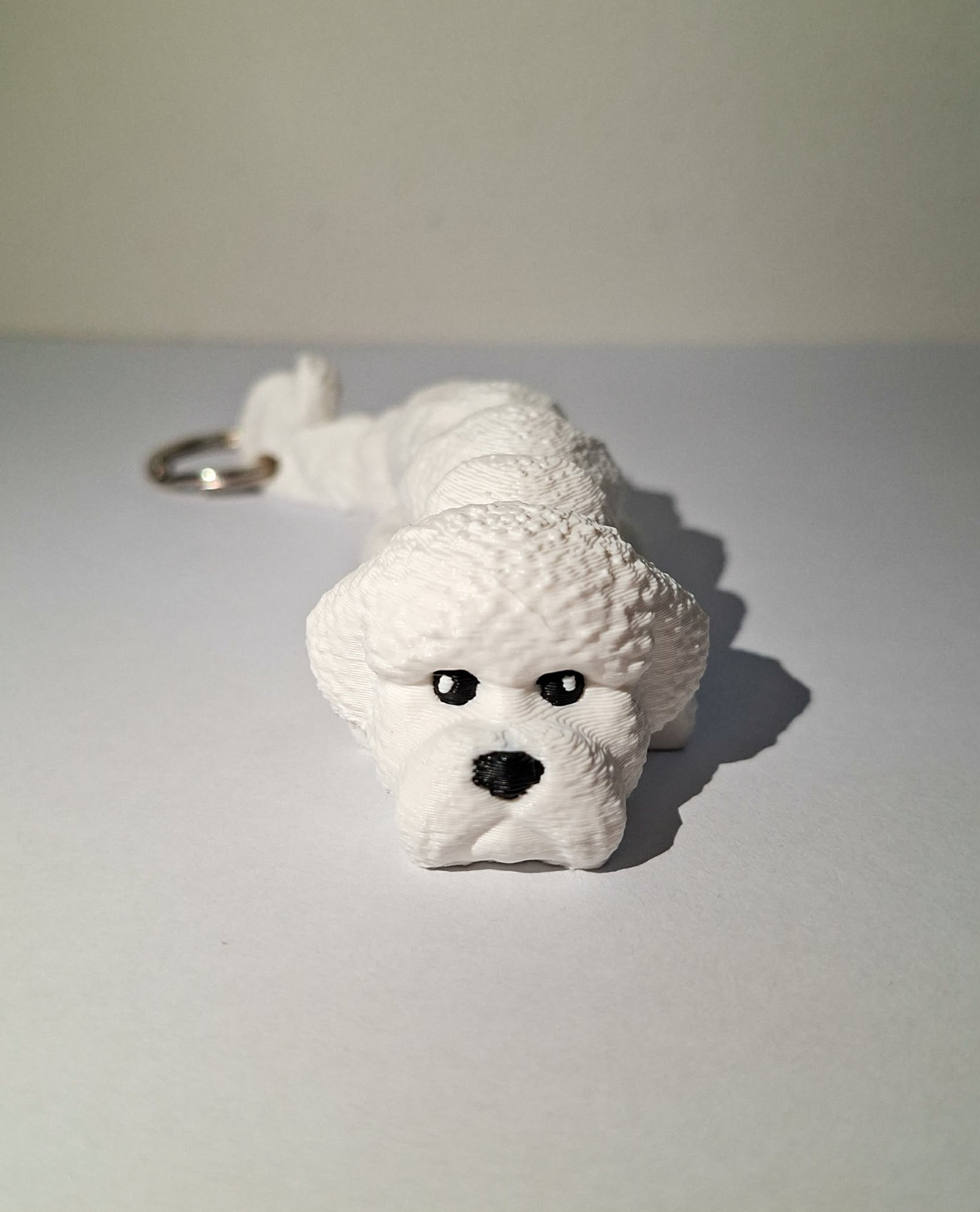 bichon frise brelok