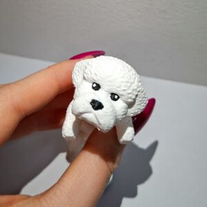 bichon frise brelok