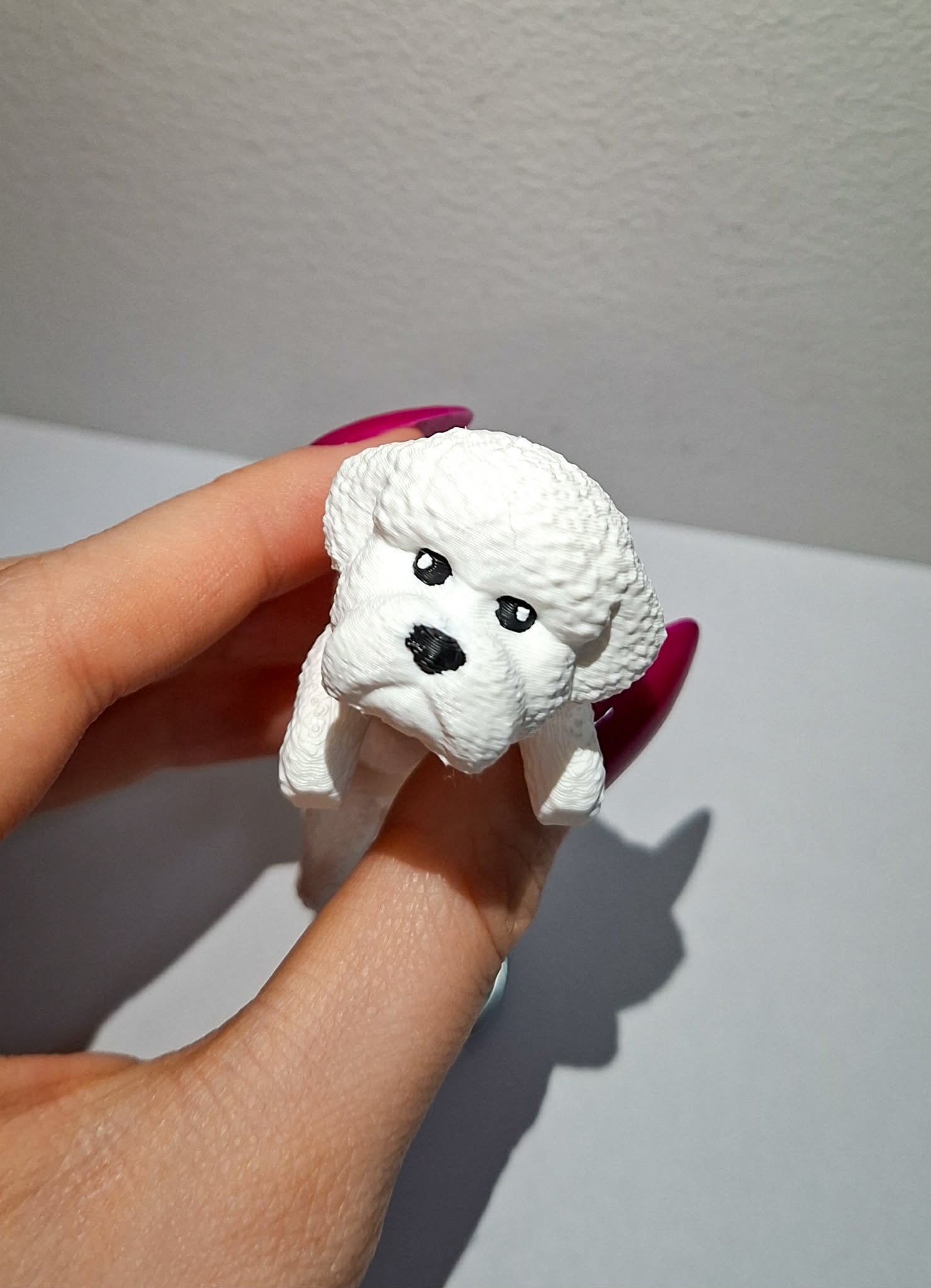 bichon frise brelok