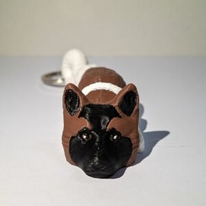 akita amerykańska brelok