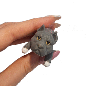 brelok american bully 3d