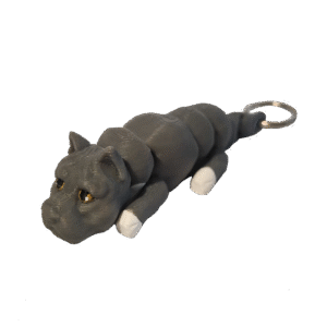 brelok american bully 3d