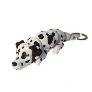 Brelok dalmatynczyk 3D